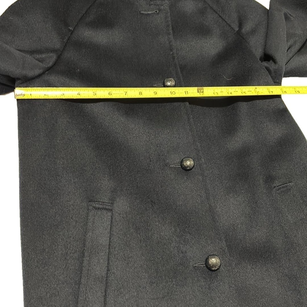 Ferncroft Vintage 100% Wool Coat, Size 8, Navy Blue - Picture 10 of 11